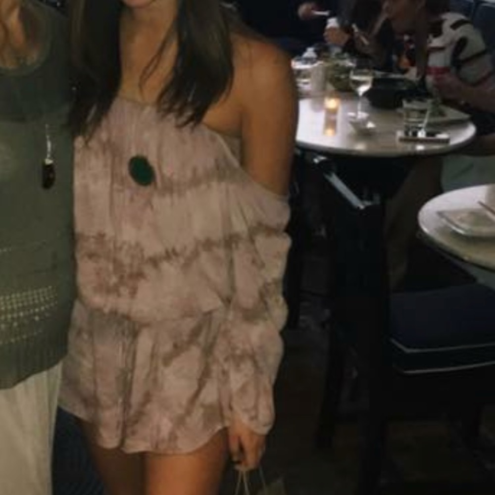 Blue Life Tie Dye Romper